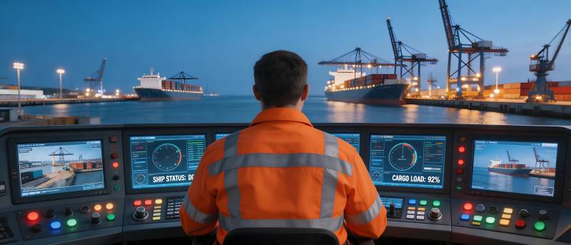 港口监控中心图片