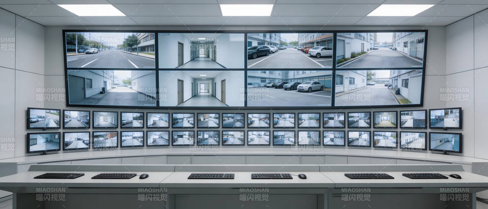 监控室全景图片