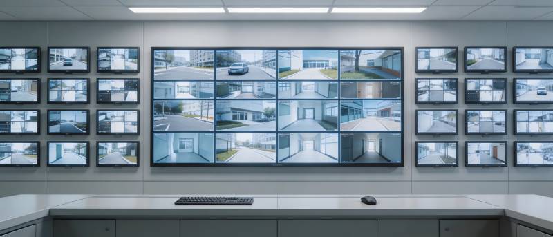 监控室全景展示图片