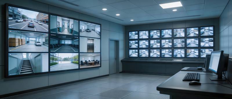 监控中心全景图片