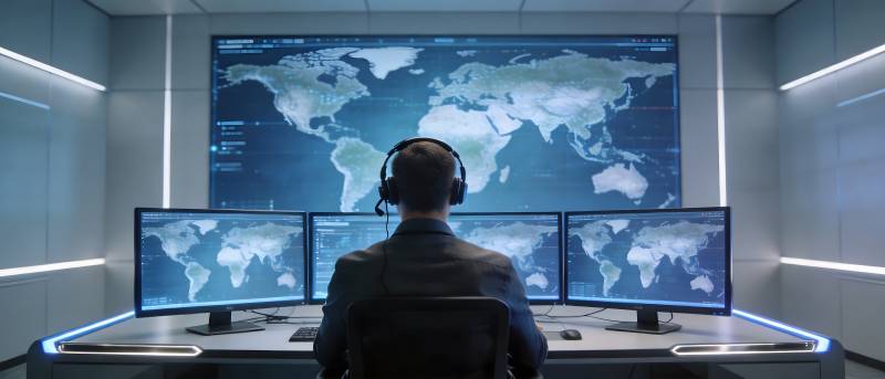 全球监控中心图片