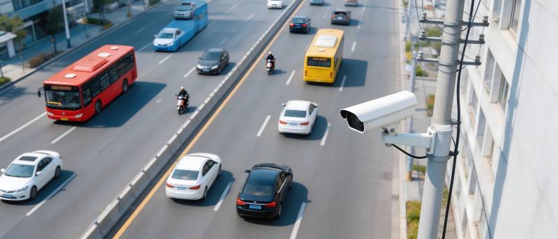 城市交通监控画面图片