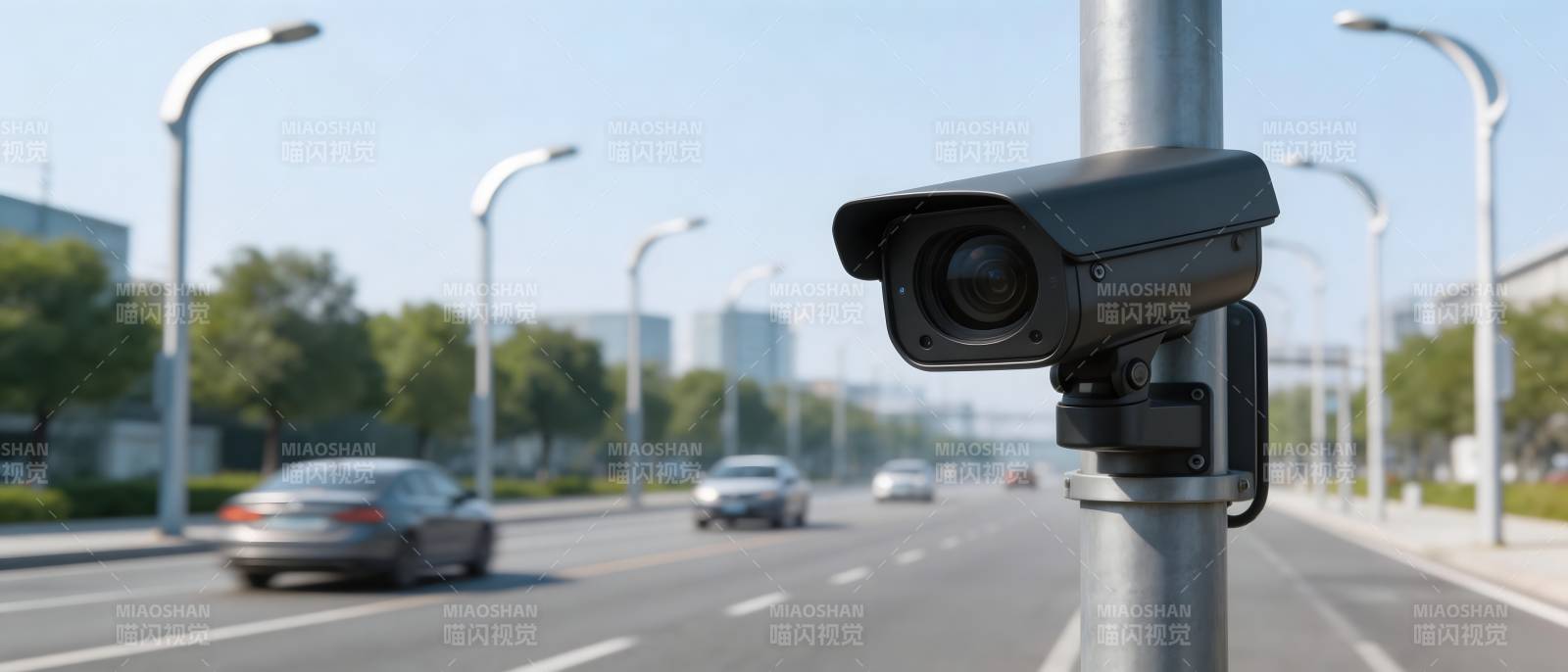 城市道路监控摄像头图片