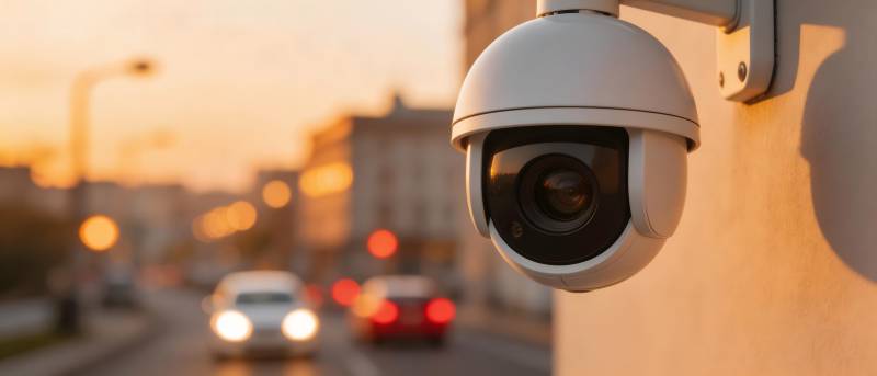 街头监控摄像头图片