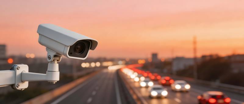 公路监控摄像头图片