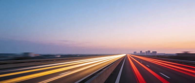 城市夜景高速路图片