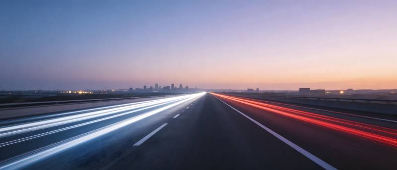 城市夜景公路图片