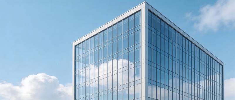 现代玻璃幕墙建筑图片