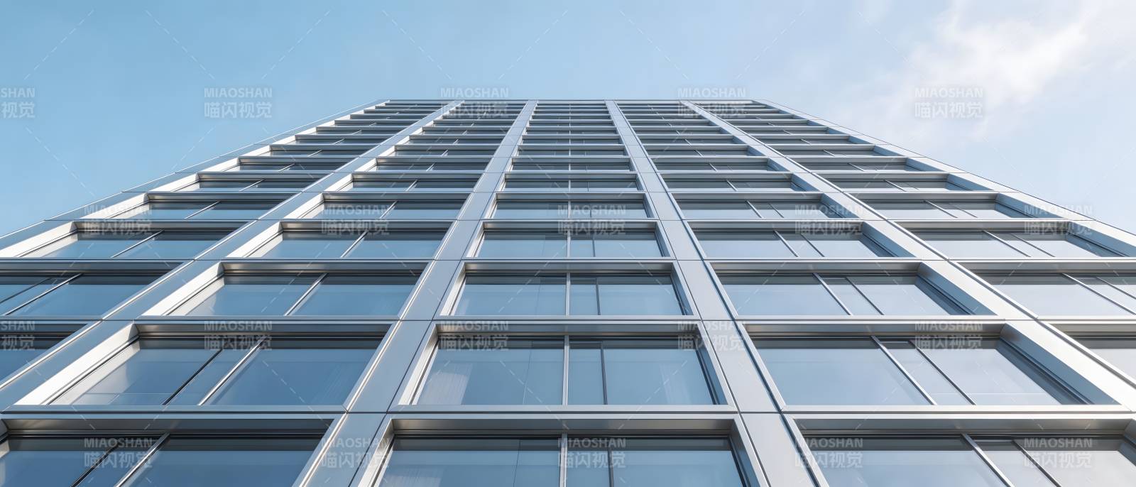 现代高楼仰视图图片