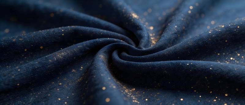 深蓝织物星光闪烁图片