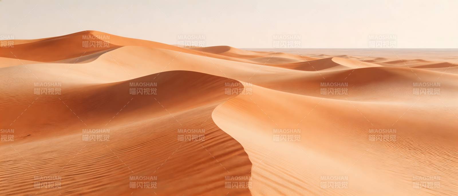 金色沙丘连绵起伏图片