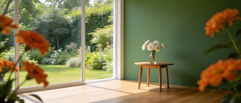 窗边花影 静谧时光图片