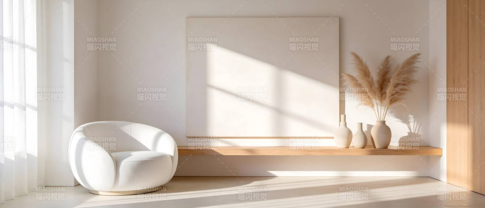 极简阳光客厅图片