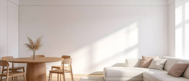 简约客厅阳光照耀图片