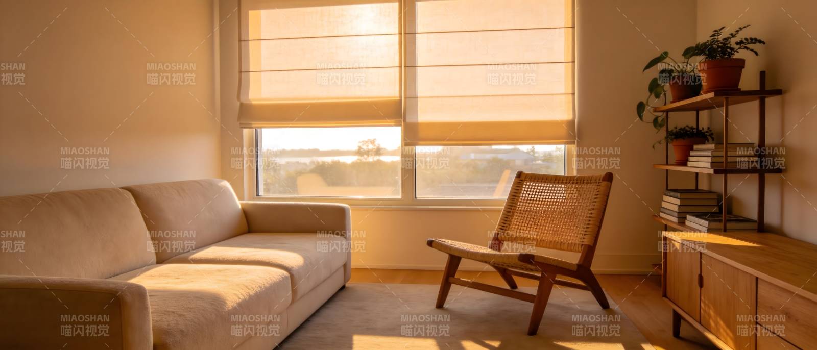 温馨客厅阳光照图片