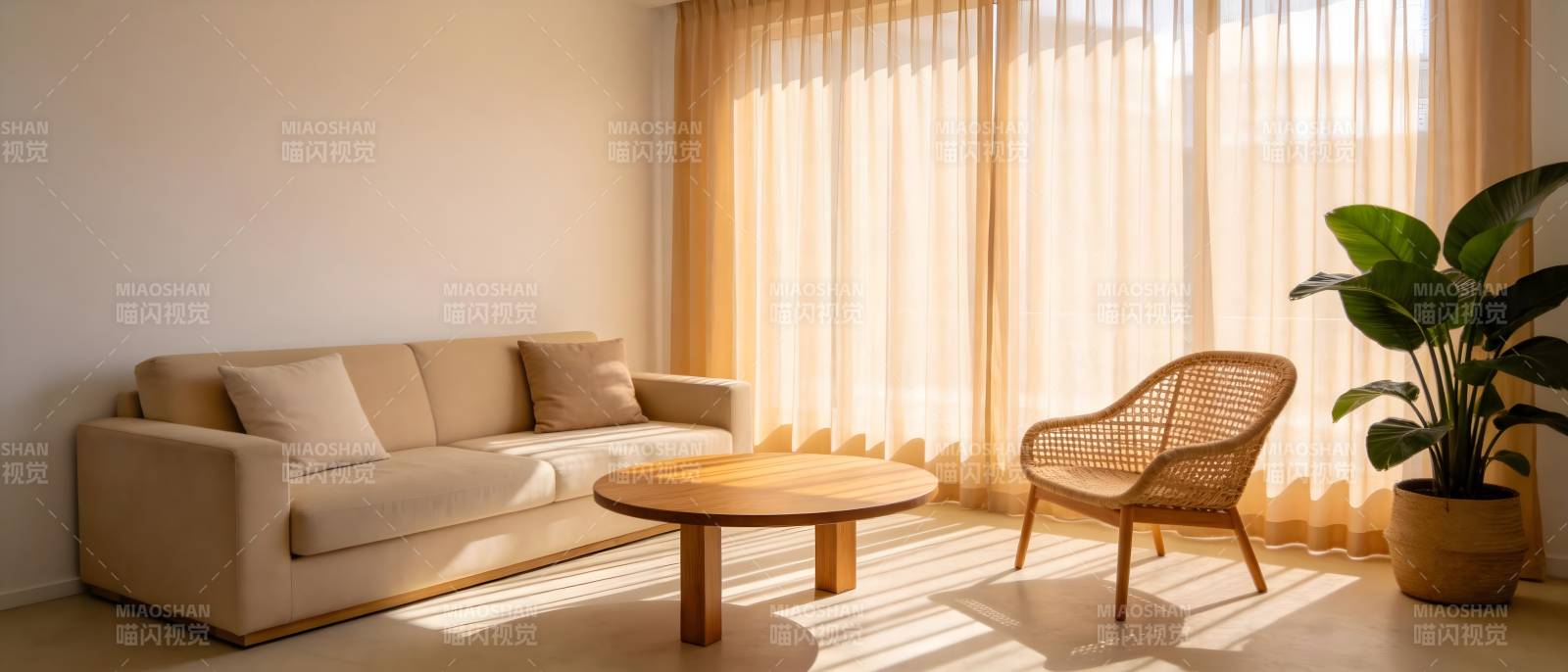 温馨客厅一角图片