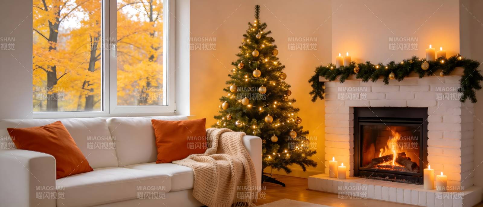 温馨圣诞客厅图片