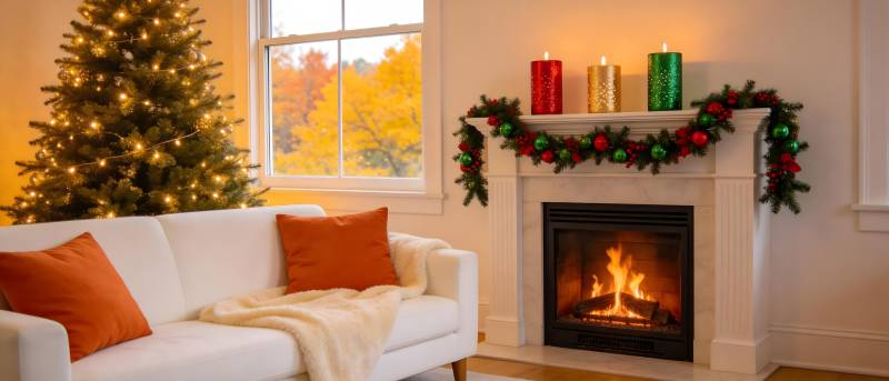 温馨圣诞客厅图片