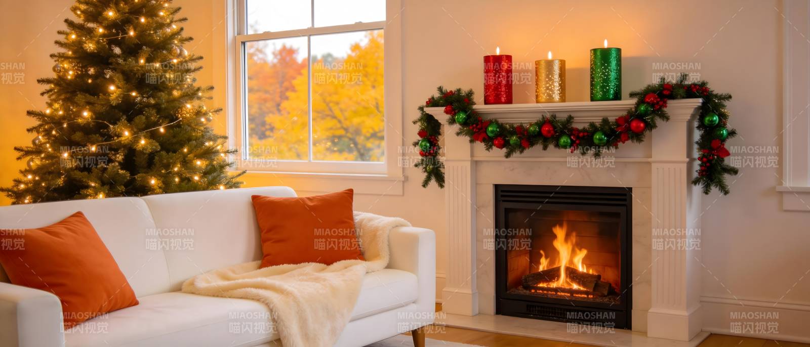 温馨圣诞客厅图片