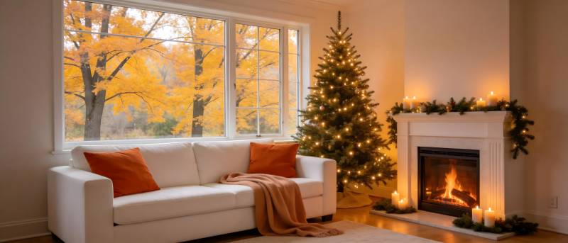 温馨圣诞客厅图片
