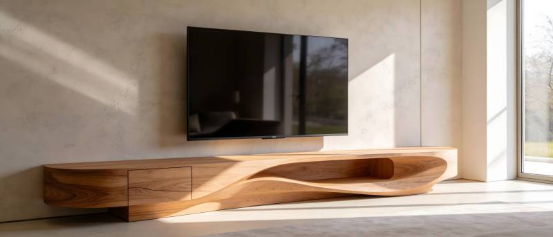 现代简约电视柜图片