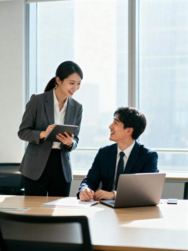 职场协作瞬间图片