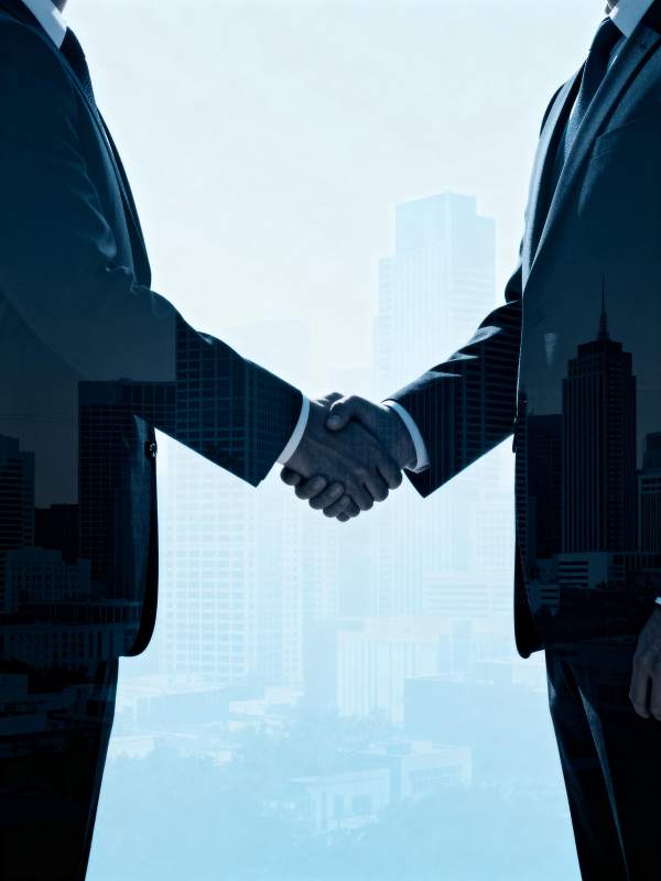商务握手合作图片