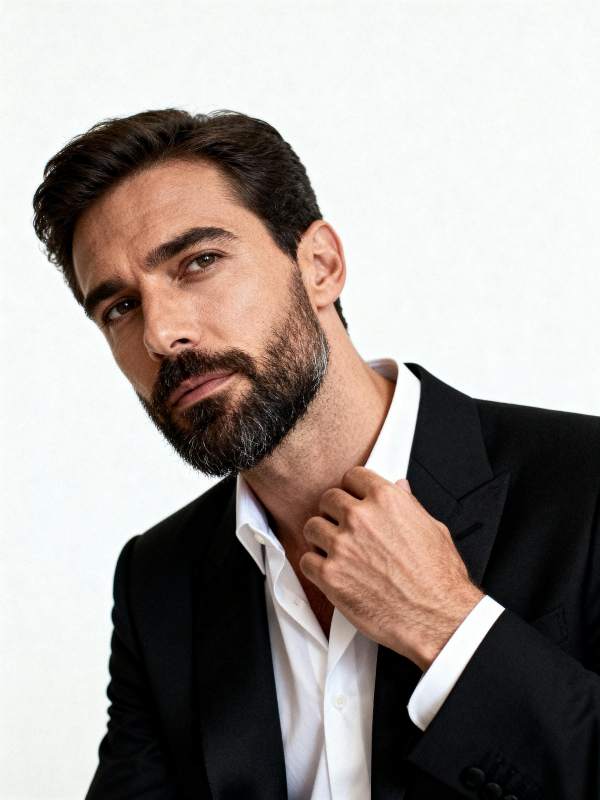 优雅男士肖像图片