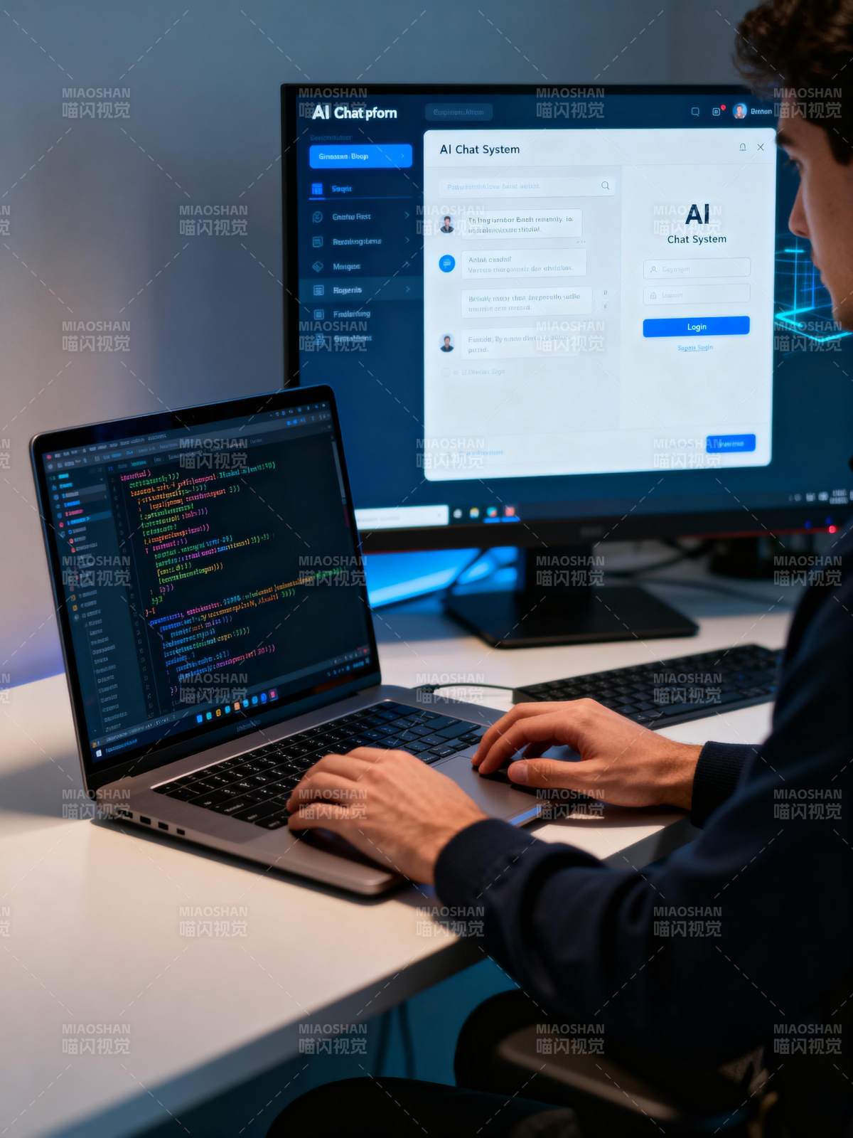 AI编程开发场景图片