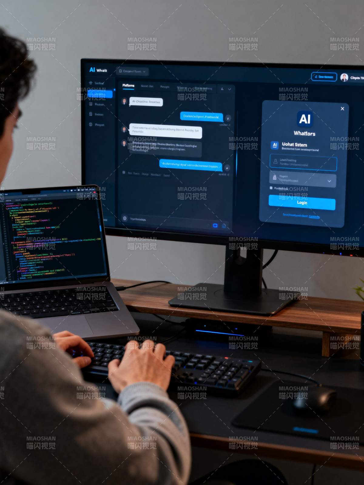 AI编程助手工作场景图片