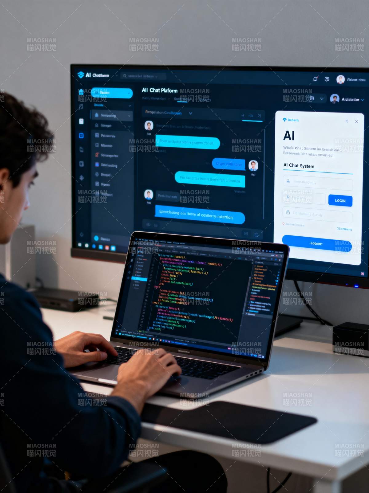 AI编程开发场景图片