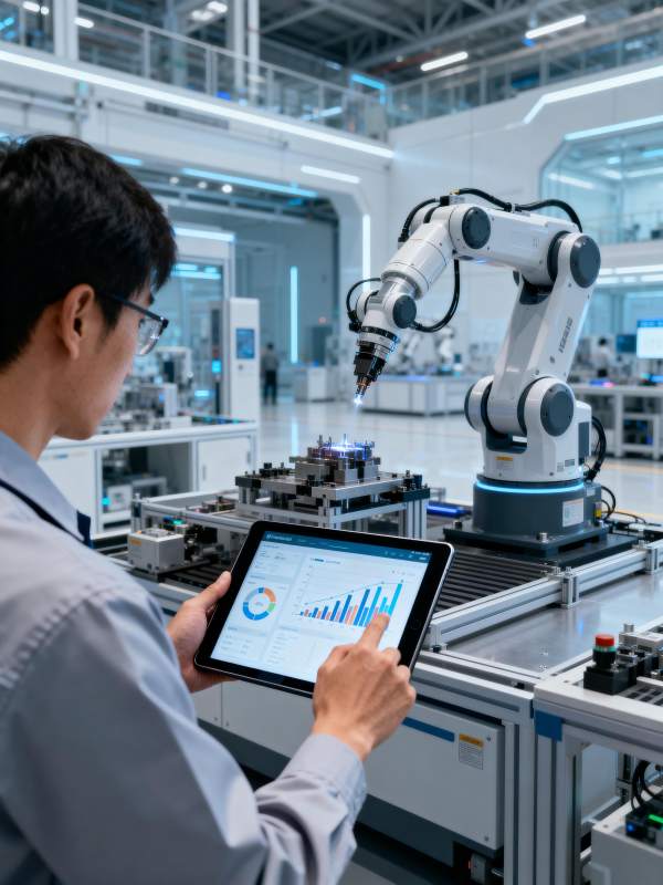 智能工厂操作员图片