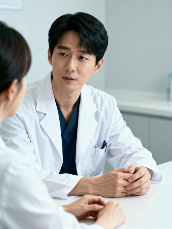 医生与患者交谈图片