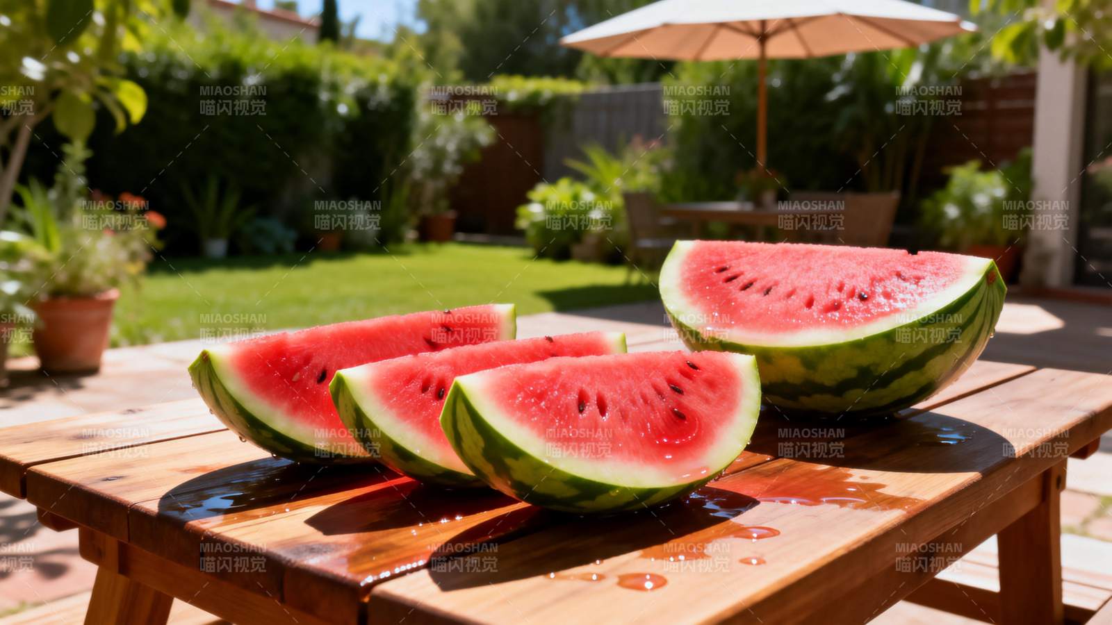 夏日西瓜清凉一夏图片