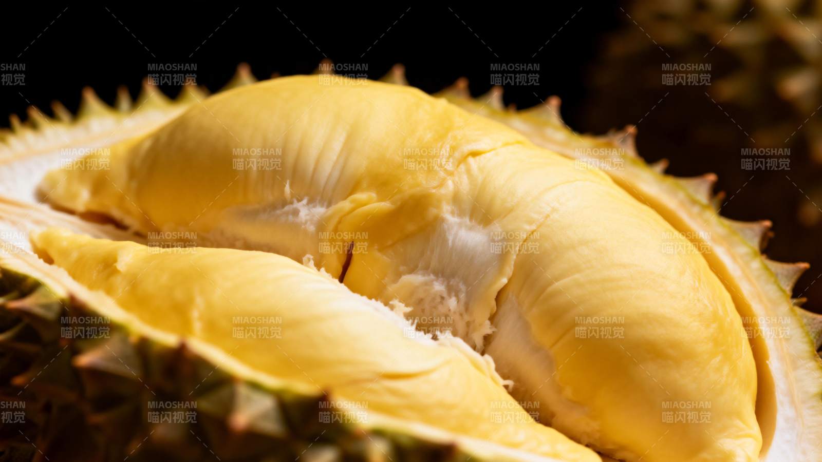 榴莲果肉特写图片