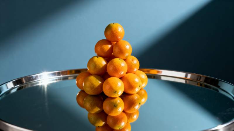 橙子金字塔图片