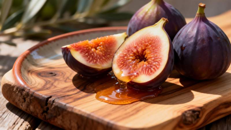 鲜切无花果滴蜜图片