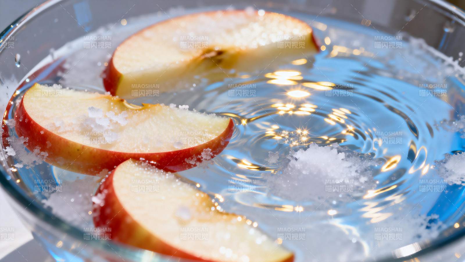 苹果片泡水图片