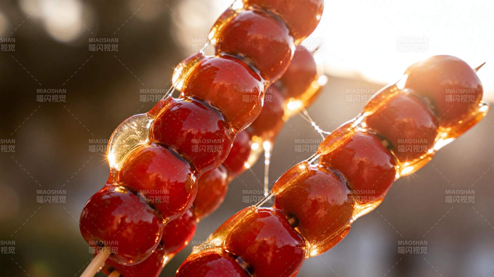 糖葫芦特写图片