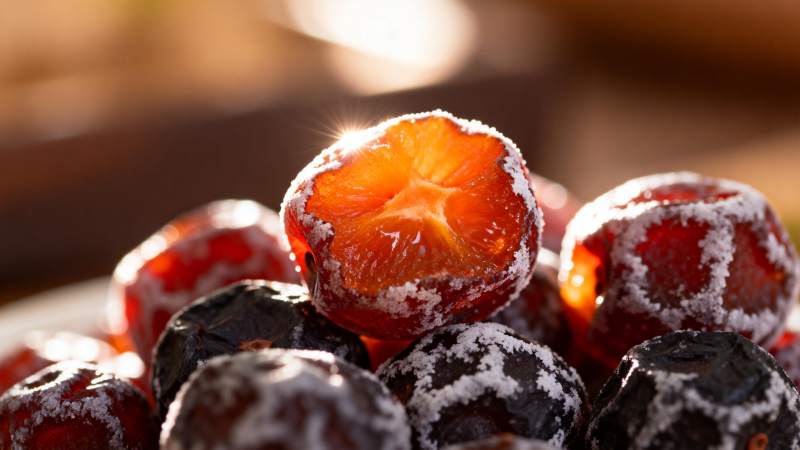 糖霜蜜饯果图片