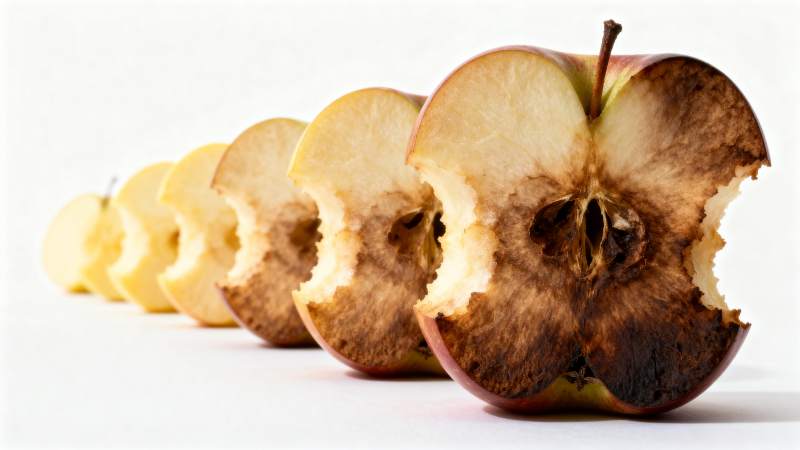 苹果切片渐变图图片