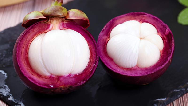 山竹果肉饱满诱人图片