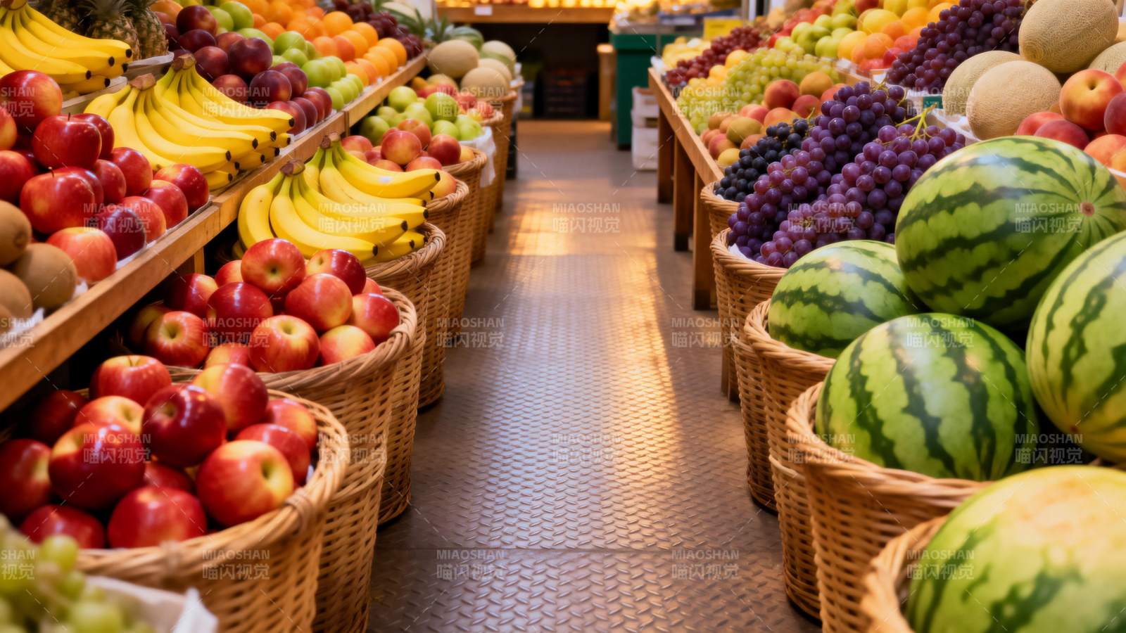 水果市场一角图片