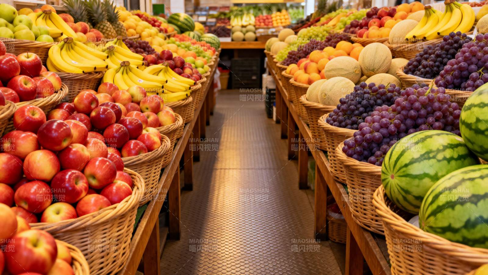 水果市场琳琅满目图片