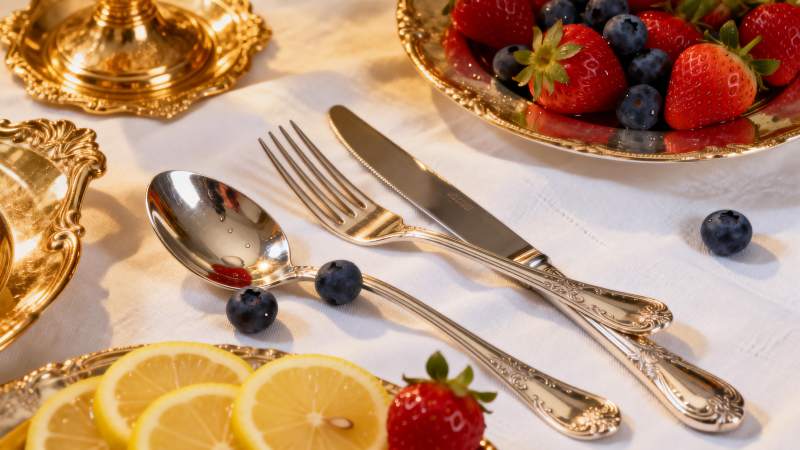 精致餐桌摆设图片