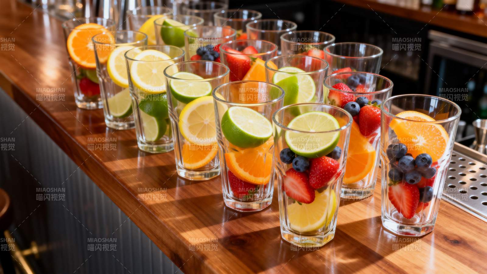 缤纷水果饮品图片