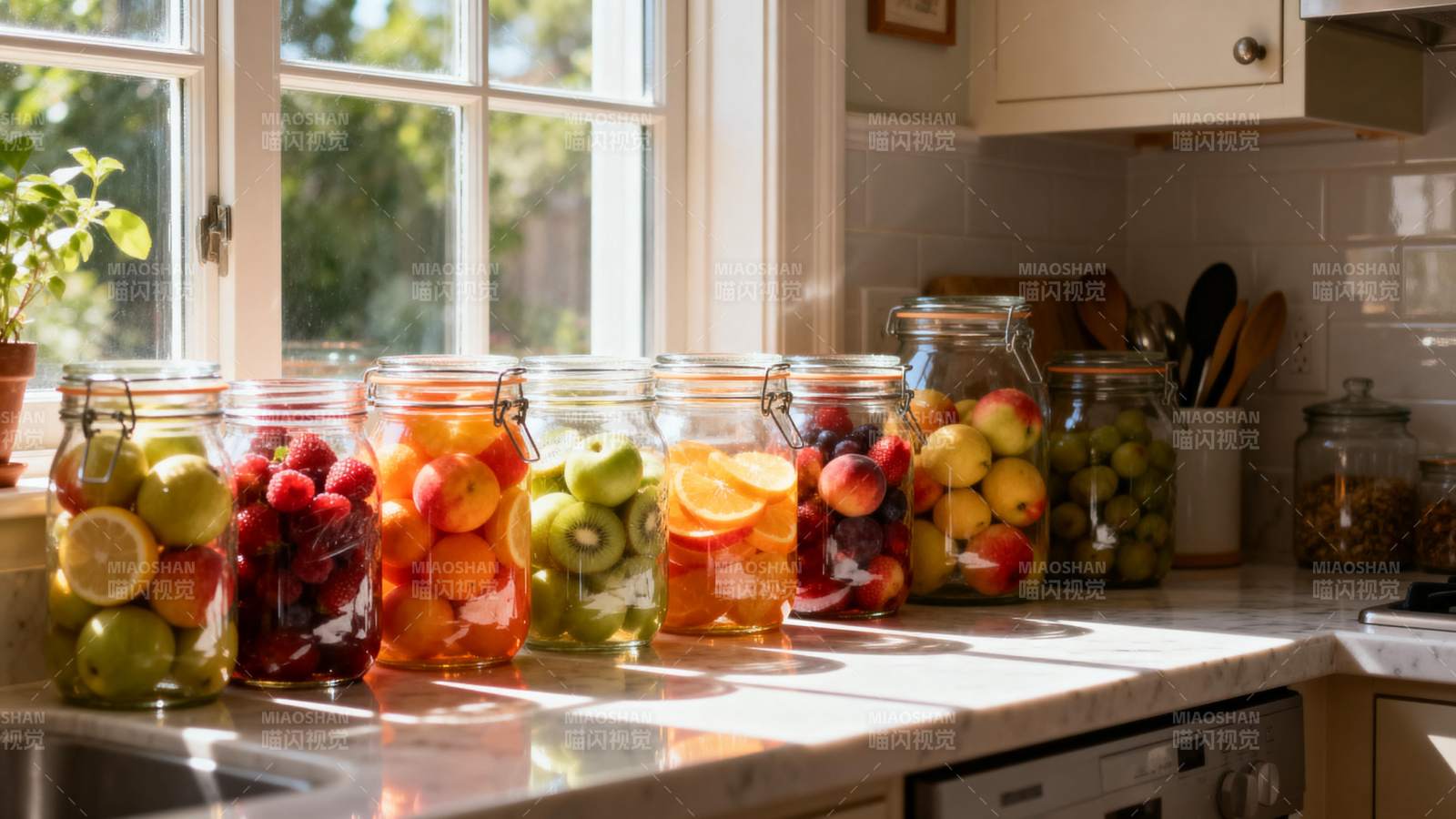水果罐头阳光厨房图片
