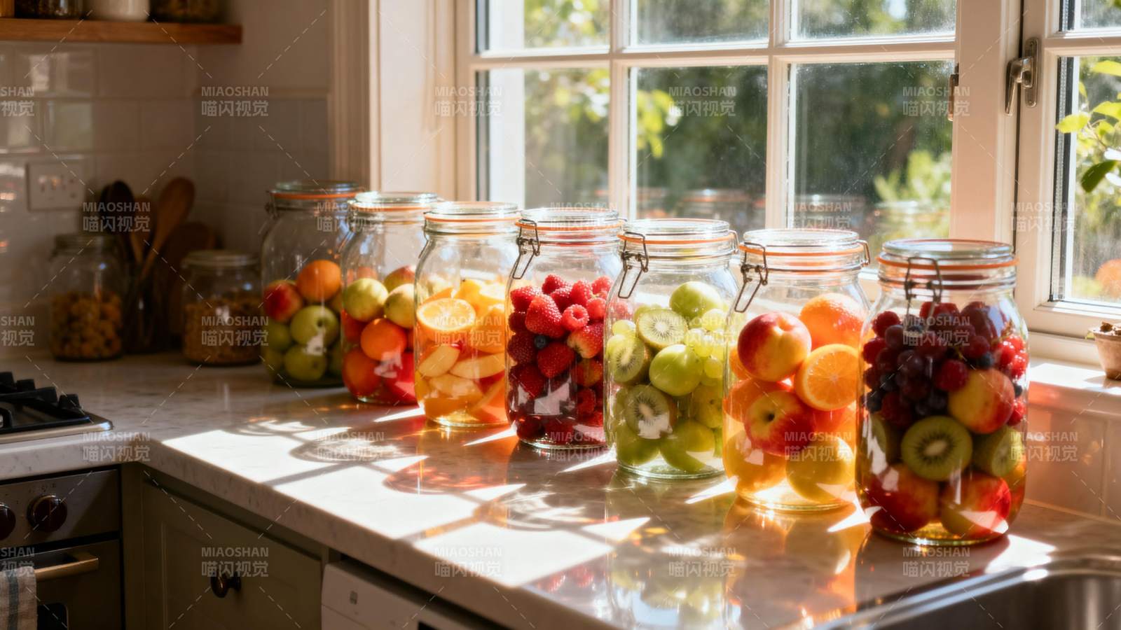 果香满屋 清新厨房图片