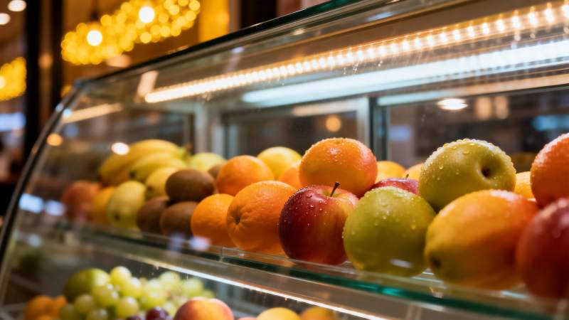 新鲜水果展示柜图片
