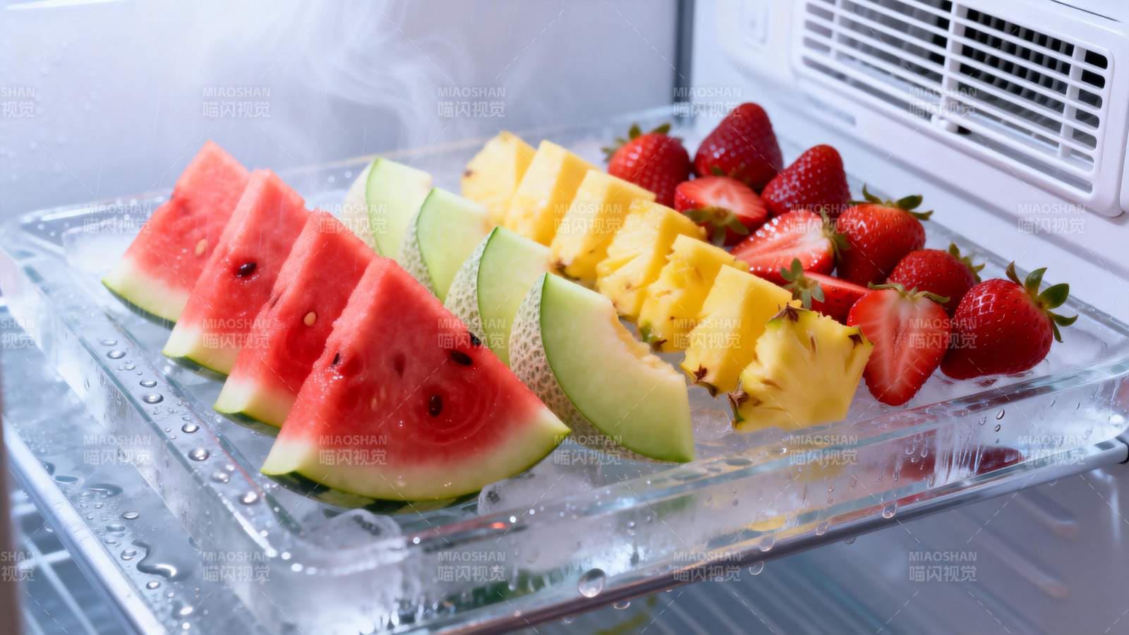 冰镇水果拼盘图片